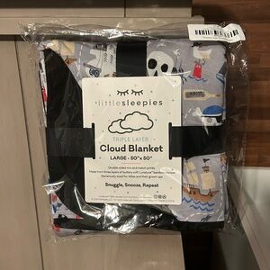 Little Sleepies Pirate's Map Large Cloud Blanket